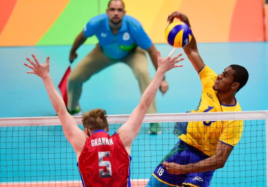 Brasil x R˙ssia - RIO DE JANEIRO - 19/08/2016 -VÙlei Masculino - Jogos OlÌmpicos Rio2016 - Brasil x R˙ssia - Brasil - 0 - Rio de Janeiro - Maracan„zinho - - www.inovafoto.com.br - id:116568