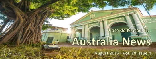 Casa de Macau de Australia capa boletim 08.2016