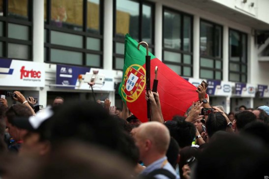 A torcida portuguesa