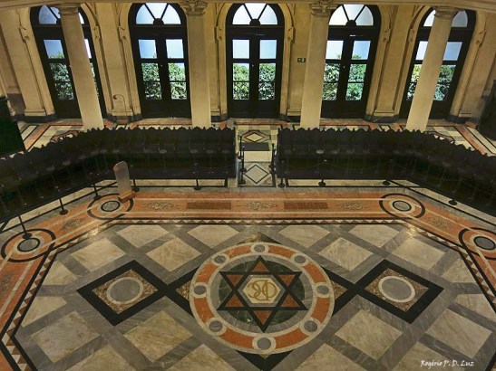 A estrela de Davi, símbolo de maçon